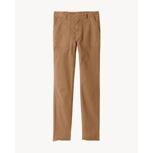 Nili Lotan 'Jenna' Brown Cotton Pant Size 4